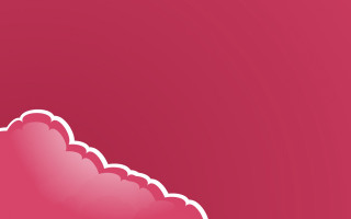 Pink background scalloped cloud red - a pink background free wallpaper