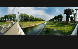 River bridge sky trees landscape - a sky background and trees free wallpaper