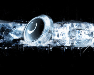 Nike logo black white paint 2 - a splash of paint free wallpaper for desktop