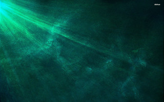 Green light dark ocean floor - bruce munro free wallpaper