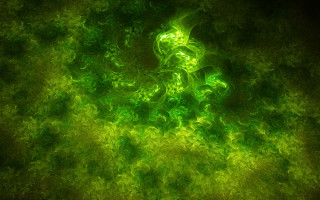 Green yellow swirl black background 3 - subsurface free wallpaper for desktop
