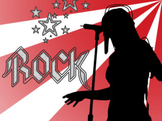 Person microphone rock sign stars - florianne becker free wallpaper for desktop