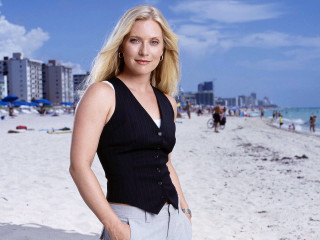 Woman beach ocean city blue - a character portrait free wallpaper