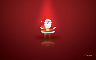 Santa clause red background spotlight - a spotlight free wallpaper