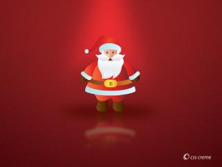 Santa claus red background spotlight 5 - a santa clause free wallpaper
