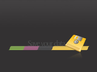 Yellow folder camera black background - surreal design free wallpaper for desktop