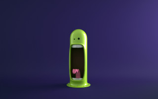 Green phone pink flower purple 4 - cinema 4 d free wallpaper