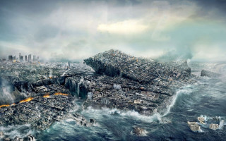 City ocean buildings smoke water - the building free wallpaper for desktop