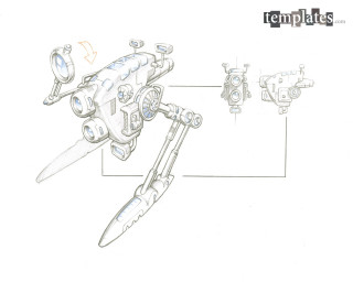 Plane propeller drawing side wheel - side and a propeller free wallpaper