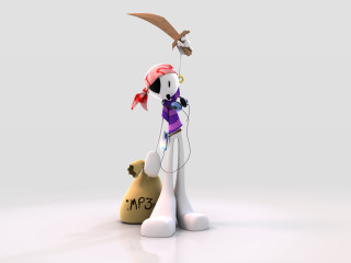 Cartoon dog kite money bag 2 - new sculpture free wallpaper