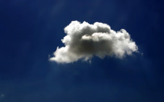 Cloud floating sky blue background - a cloud free wallpaper