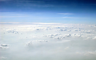 Airplane sky view clouds wing 3 - a view of the sky free wallpaper