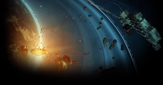 Space station debris background bright - star citizen halo free wallpaper