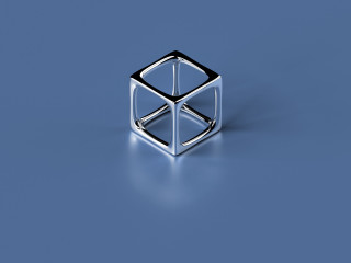 Ring square design blue background 2 - a ring free wallpaper