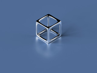 Ring square design blue background 4 - a ring free wallpaper