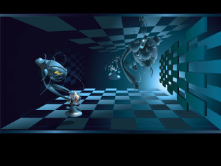 Cartoon character playing chess checkered - craola free wallpaper for desktop