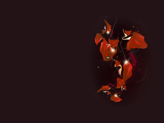 Red abstract black background design - design free wallpaper