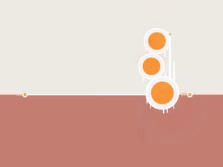 Traffic light orange dots white 3 - a traffic light free wallpaper