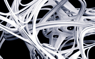 Black white wires pile ambient - wire free wallpaper