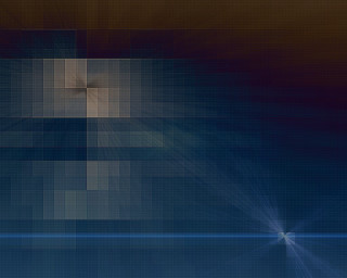 Blue brown background square pattern - a star in the middle free wallpaper