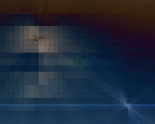 Blue brown background square pattern 2 - a star in the middle free wallpaper