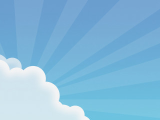 Blue sky white cloud sunburst - white cloud free wallpaper for desktop