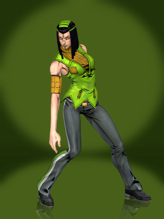 Cartoon character green outfit yellow - dynamic free wallpaper for mobile