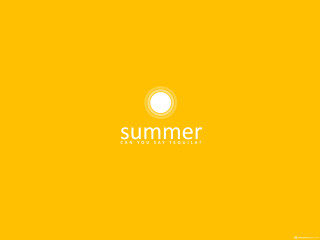 Yellow background summer white letters 4 - free summer wallpaper