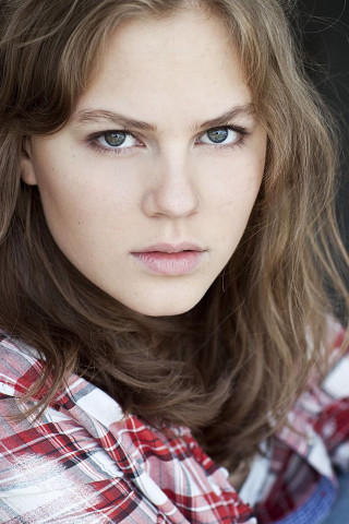 Woman ponytail plaid eyesclosed freckles - plaid free wallpaper for mobile