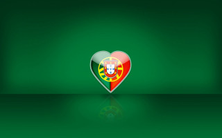 Heart shaped portugal flag green 4 - almada negreiro free wallpaper