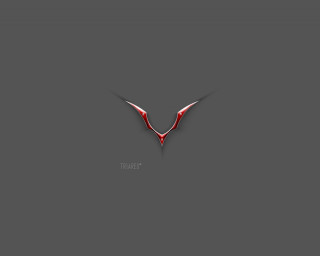 Red v logo gray black - blood free wallpaper for desktop