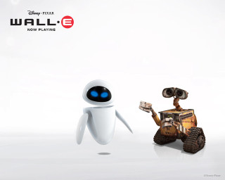 Robot holding cellphone camera back - its hand free wallpaper