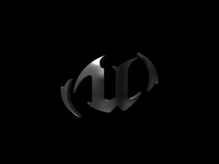 Black white u circular abstract 2 - the dark background free wallpaper