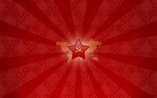Red star hammer sickle symbol 4 - sick free wallpaper