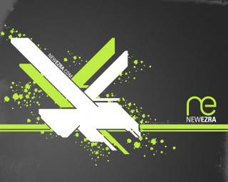 Green white abstract design black - conrad marcarelli free wallpaper