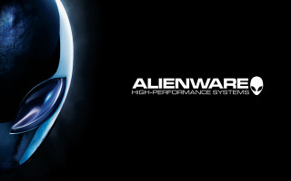 Alien black background white logo - a white logo free wallpaper