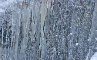 Waterfall ice closeup running water - abstract expressionism free wallpaper for desktop