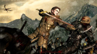 Man armor sword demon horse - a sword next free wallpaper