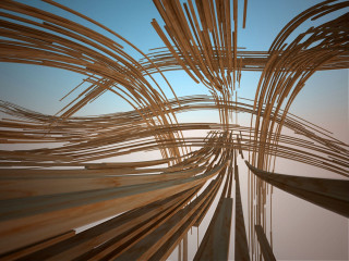 Sticks circle air sky background - the air together free wallpaper