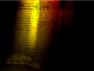 Light paper writing dark night - a light shining free wallpaper