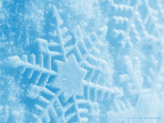 Snowflake pattern glass surface blue 2 - a blue background free wallpaper