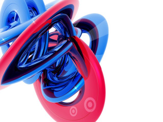 Red computer generated image of - c4d free wallpaper for desktop