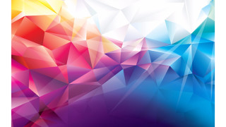 Colorful abstract background variety shapes - buckminster fuller free wallpaper