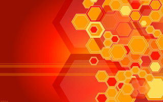 Red yellow hexagonal background shapes - hexagonal free wallpaper for desktop