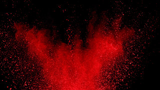 Red explosion night sky astronaut - the dark sky free wallpaper