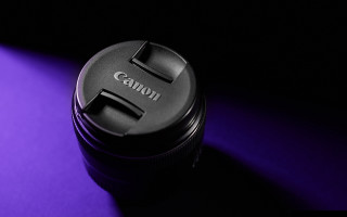 Camera lens cap purple light - canon free wallpaper