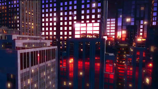 City night lights traffic buildings - the building free wallpaper