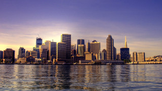 City skyline water boat bridge - altichiero free wallpaper