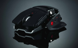 Computer mouse red light black - a computer mouse free wallpaper