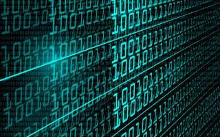 Numbers wall green glow black - a green glow free wallpaper